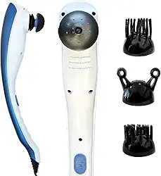 Massageador Corporal Elétrico com Luz Infravermelho Profissional Portátil (220, Volts)