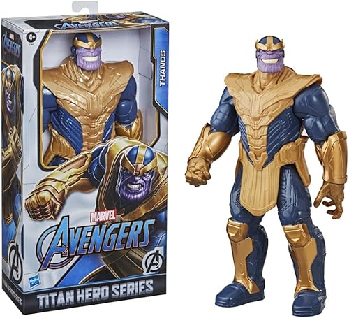 Miniatura 3 de Marvel Avengers Titan Hero Series Blast Gear - Figura de acción de Thanos de lujo, juguete de 11.8 pulgadas, inspirado en Marvel Comics, para niños
