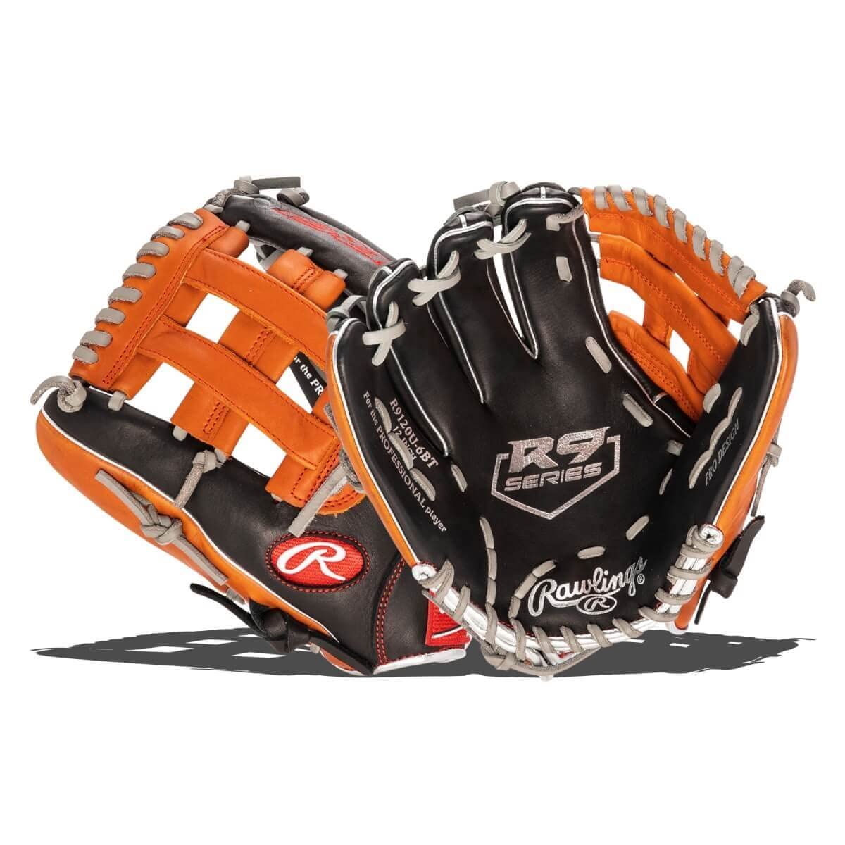 Rawlings | R9 Youth Contour FIT Baseball Glove | Sizes 11" - 12" | Multiple Styles