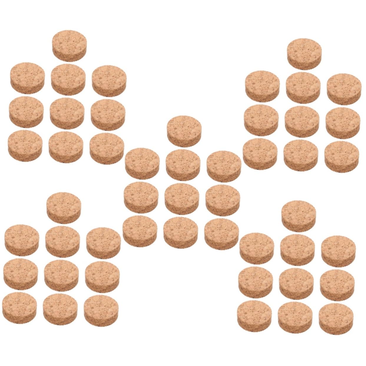 Tapis de jardinière en liège BESTonZON - Lot de 10 dessous de pot ronds