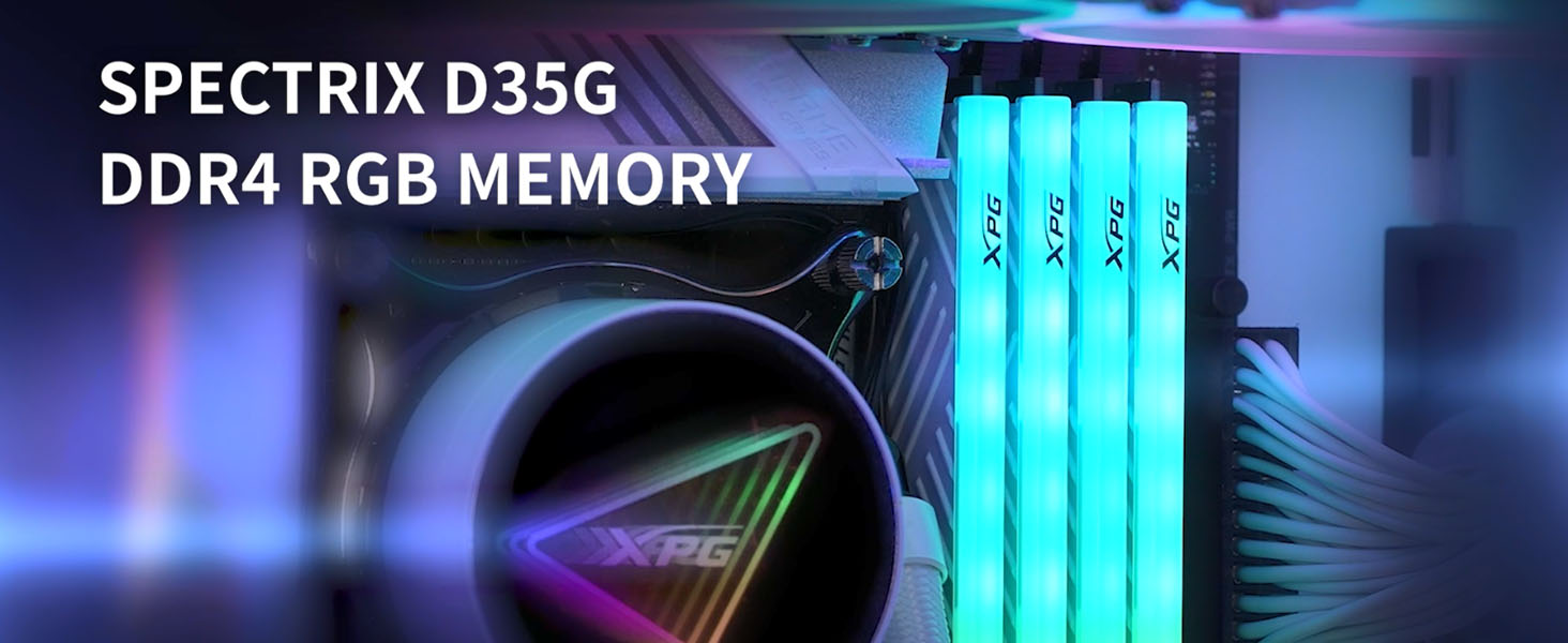 XPG SPECTRIX D35G RGB DDR4 3600MHz CL18 16GB (2x8GB) PC4-28800 RAM