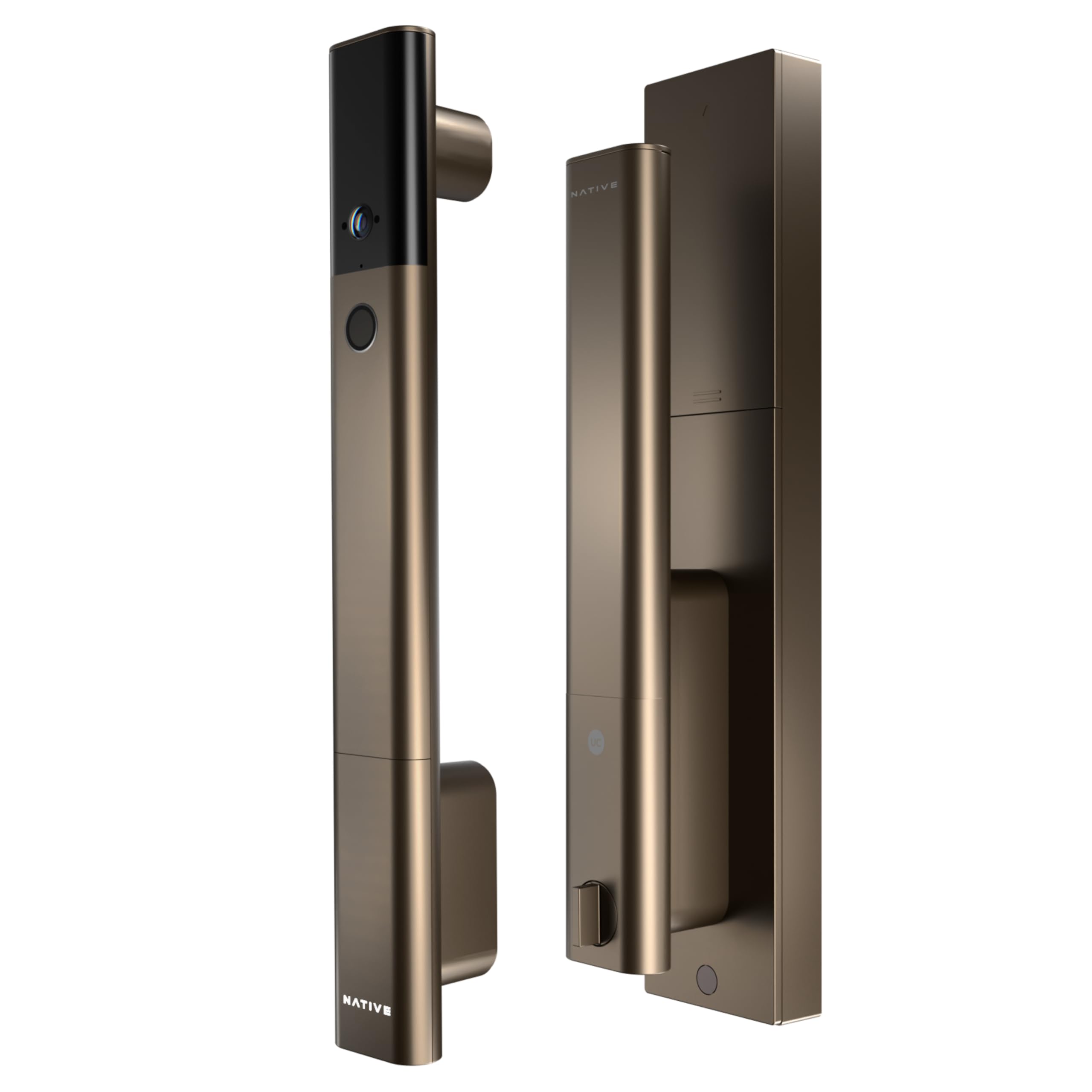 Native Lock Ultra by Urban Company | Smart Door Lock | Face Unlock | Live HD Video & 2-Way Talk | 9-Way Unlock & Doorbell Connect | 5 Bolt Strength | 3-Year Unconditional Warranty | Free Installation