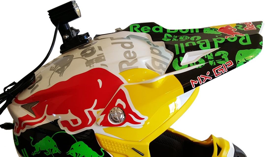 Thumper Jockey Helmet Light 1000 Lumen with Battery Pack, Helmet Mount and Charger