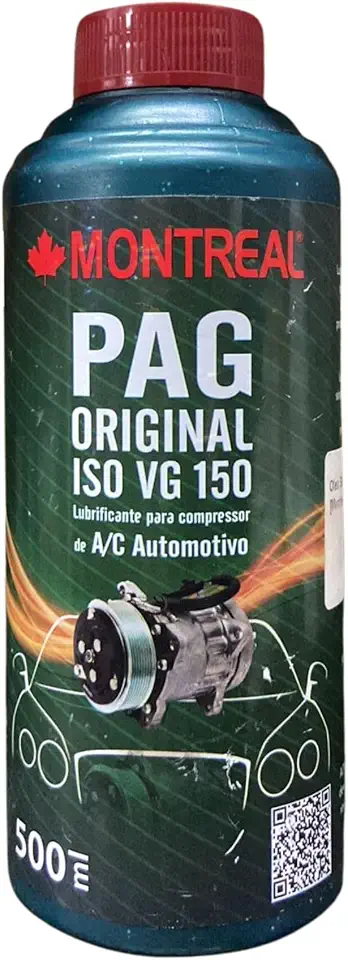 Lubrificante Sintético para Compressor PAG 150 - Ar Condicionado Automotivo para Todos os Tipos de Veículos de Todos os Portes - ISO VG 150, Alta Performance com Ação Antidesgaste