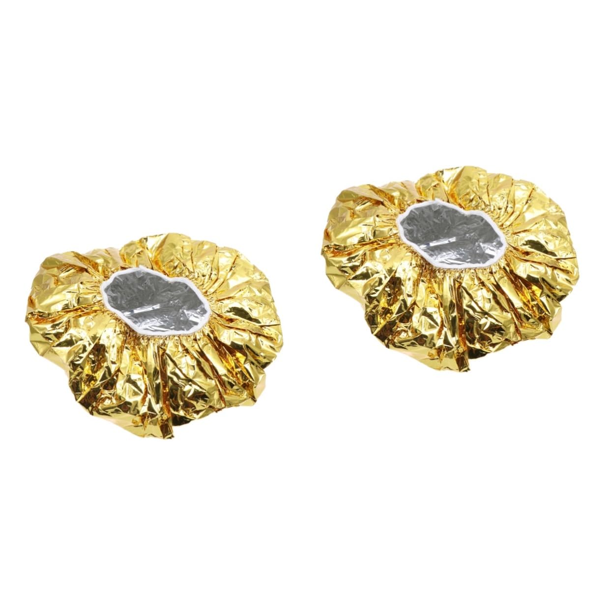 Generic 12 Pcs Heated Hair Cap Highlighting Cap Steamer for Hair Highlight Cap Processing Caps for Hair Conditioning Cap Shower Cap Heated Cap Hair Styling Aluminum Foil Gel