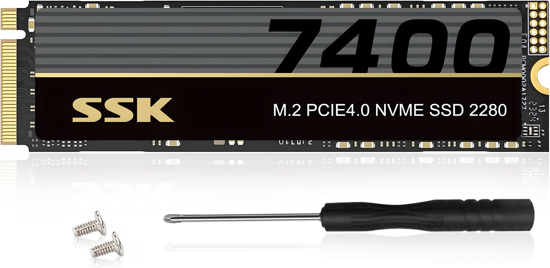 Amazon.com: SSK M.2 NVMe SSD 2TB, PCIe Gen 4.0 x4 M.2 2280 SSD Card Up ...