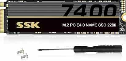 Amazon.com: SSK M.2 NVMe SSD 1TB, PCIe Gen 4.0 x4 M.2 2280