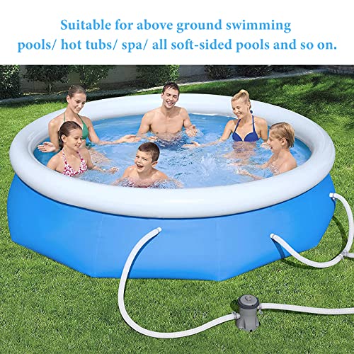 Pool Pump Replacement Hose For Intex - 1.25" Diameter Accessory 59" Long (2 Pack) #TOP6