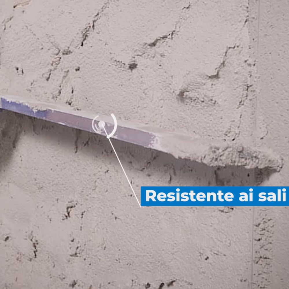Mapei Mape Antique NHL Eco Risana Intonaco Deumidificante in Polvere, Calce Idraulica Naturale, Risanamento Murature 20 kg