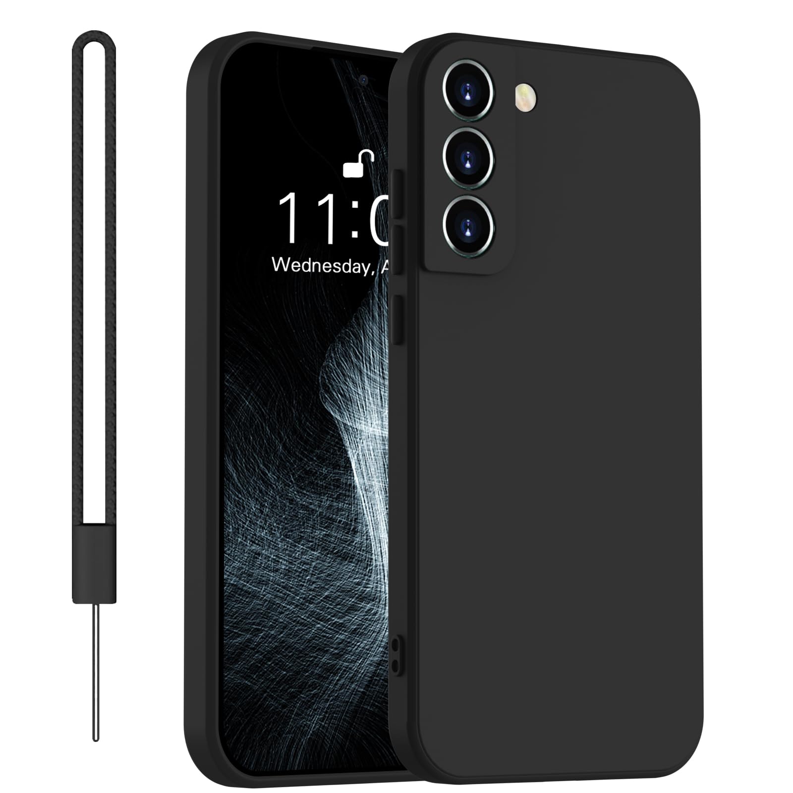 Yoawiful für Handyhülle Samsung S20 FE Hülle Premium Silikon Kameraschutz Samsung Galaxy S20 FE Hülle mit 1 Lanyard