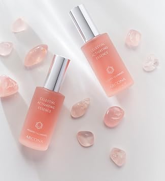 ARCONA Celestial Activating Essence - حبر الماء الوردي للوجه ، البرغموت العضوي ، زيت زهرة روزا داماسينا ، مستخلص زهرة تشاموميلا - 2 Fl Oz. صنع في الولايات المتحدة الأمريكية