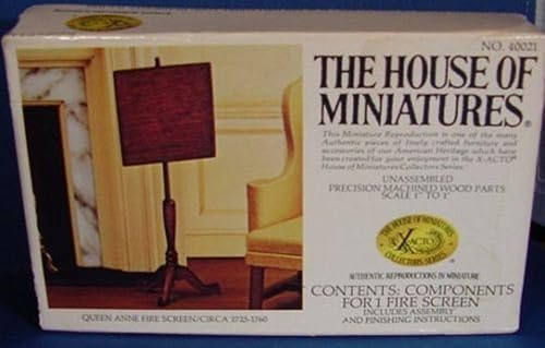 The House of Miniatures - Pantalla Queen Anne Fire - Circa 1725-1760