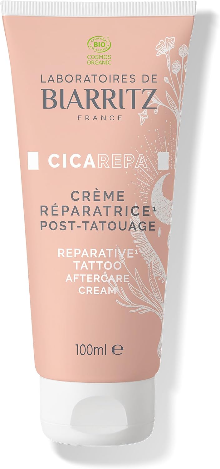 Creme reparatrice post-tatouage bio - Laboratoires de Biarritz