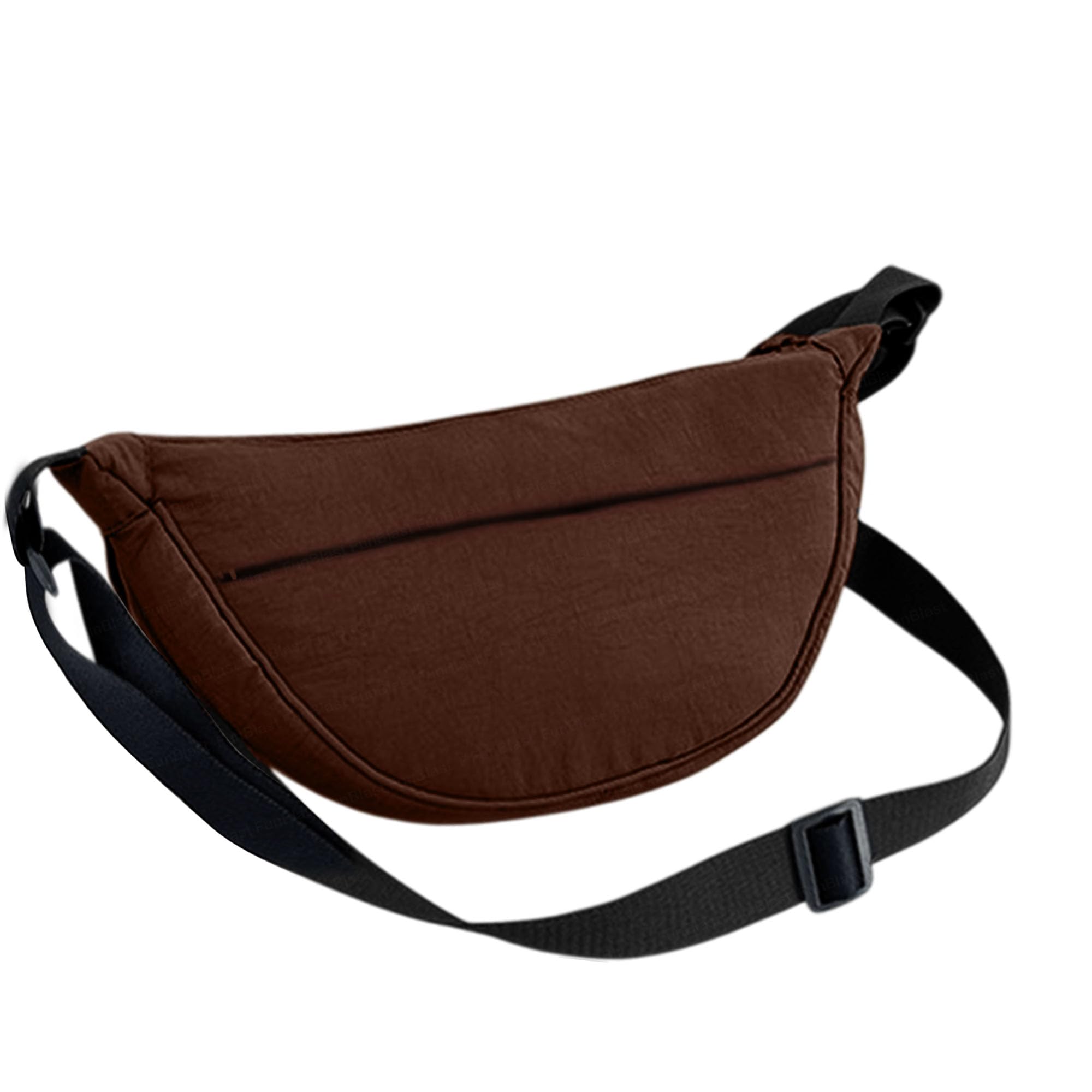 Half Moon Bags for Women and Men, Slim & Stylish with Luxury Fabric & Zipper, Small Side Sling Bag & Waist Bag, Unisex Shoulder Crossbody Belt Bags for Ladies,Man,& Girls-image-31