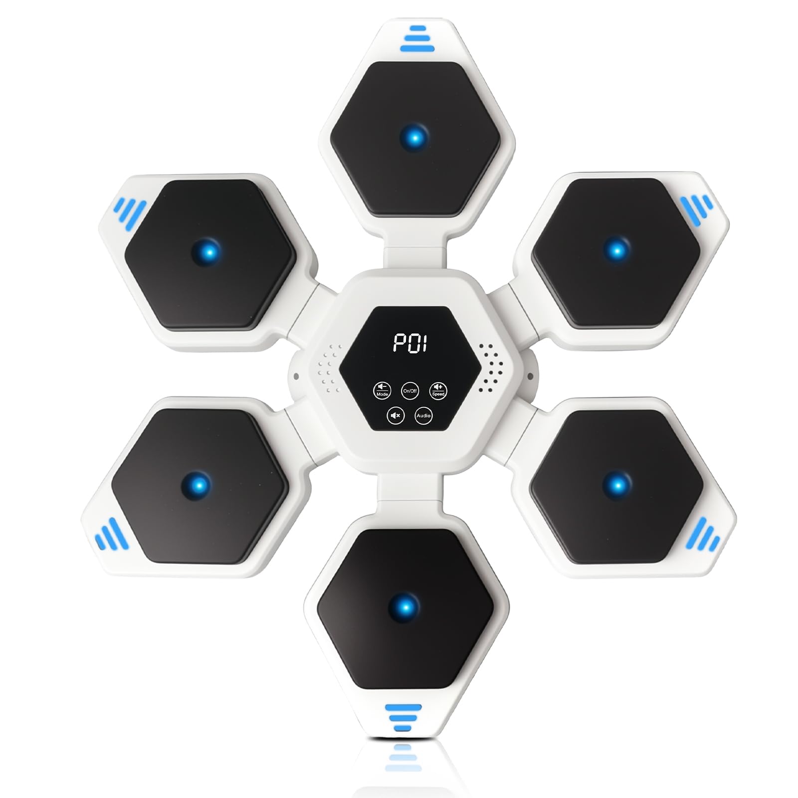 Music Boxing Machine,Machine de Boxe Musicale avec Bluetooth Intelligente et Lumières LED,Boxe Mural Musique pour Adulte, Enfant