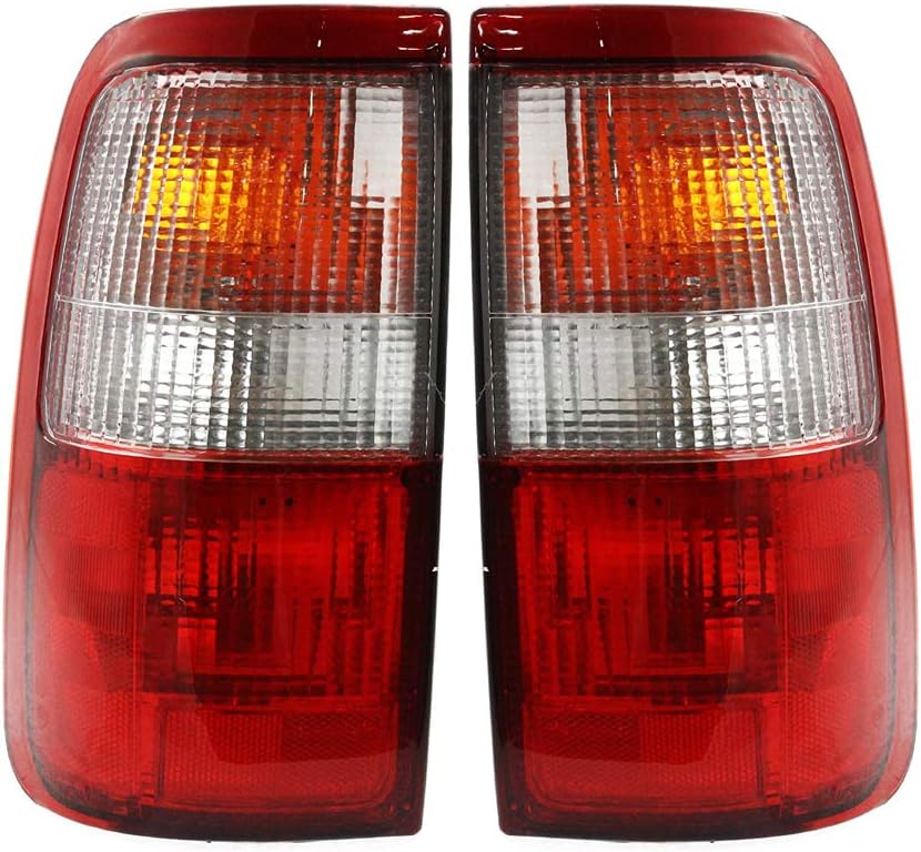 EPIC LIGHTING OE Fitment Replacement Rear Brake Tail Lights Assemblies Compatible with 1993-1998 T100 Left Driver & Right Passenger Sides Pair