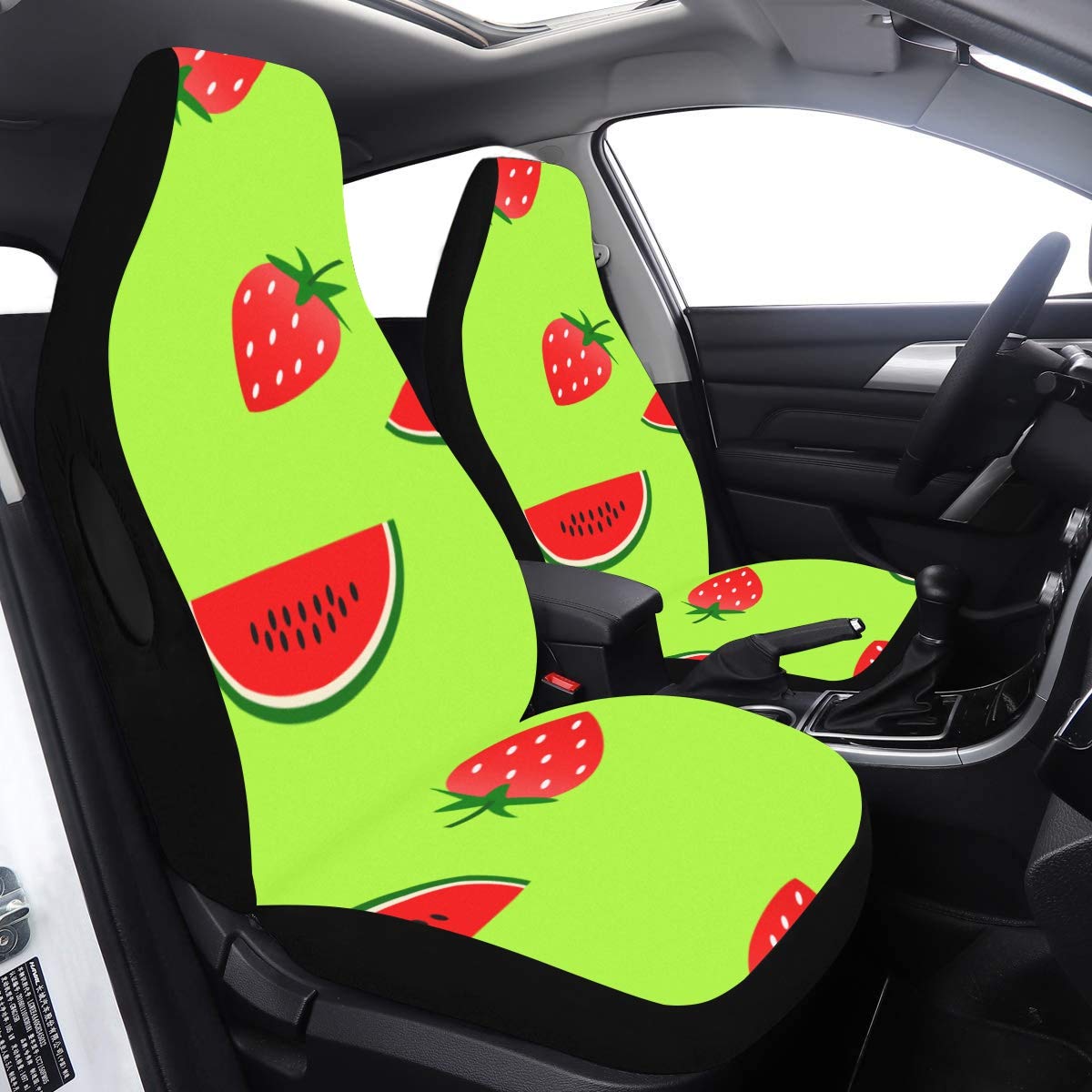 Baby Seat Covers for Girls Summer Watermelon Strawberry XL