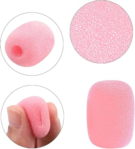 Vista 3 de SUMAJU Paquete de 10 Pantallas Antiviento para Micrófono de Solapa, Rellenos para Calcetines de Navidad, Cubierta de Espuma Esponjosa