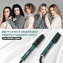 Hair Straightener Comb, 5-in-1 Electric Hair Styling Tool for Straightening, Curling, Combing and Volumizing gallery image