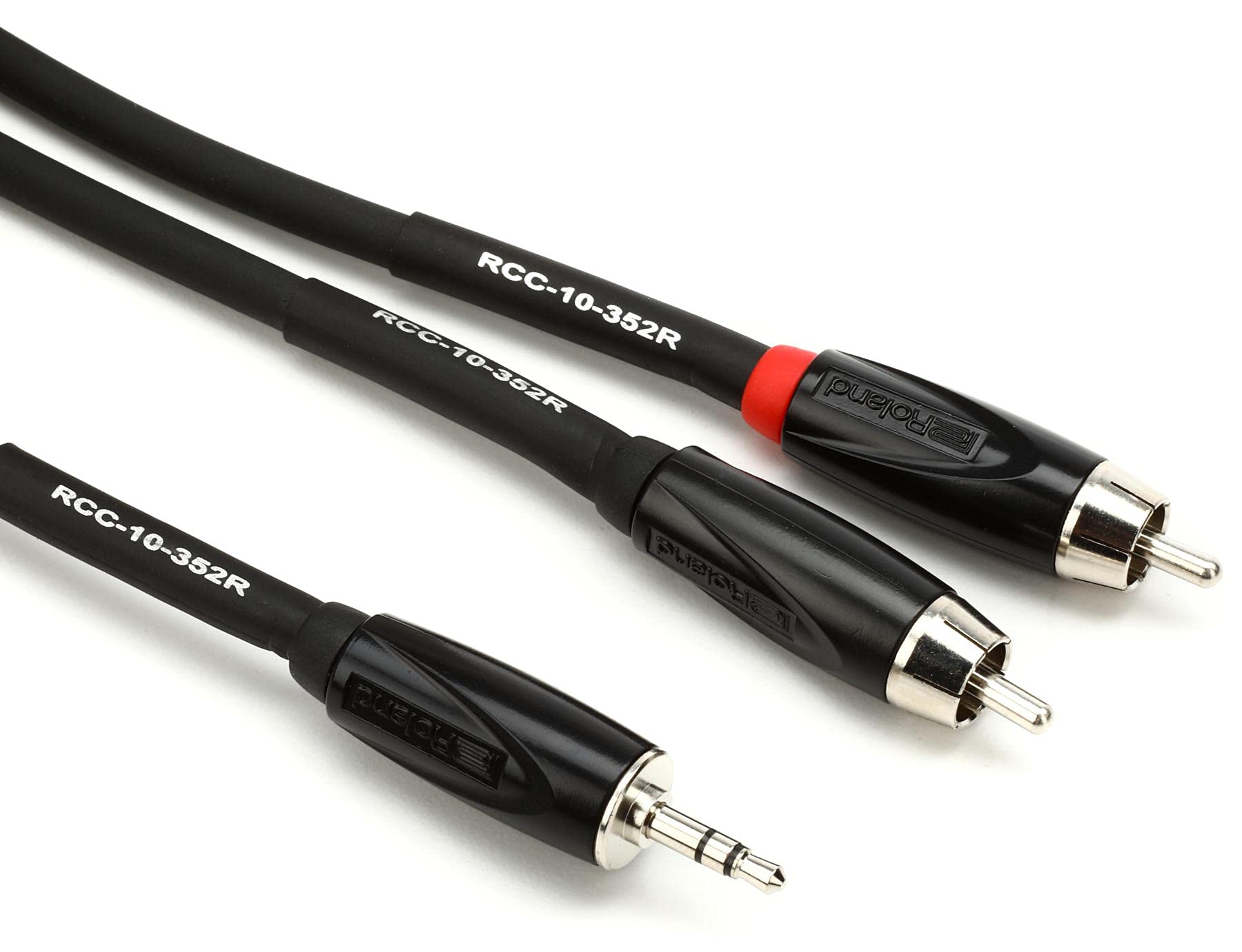 Roland RCC-10-352RV2 3 m bağlantı kablosu, 3,5 mm jak 2x Cinch üzerinde