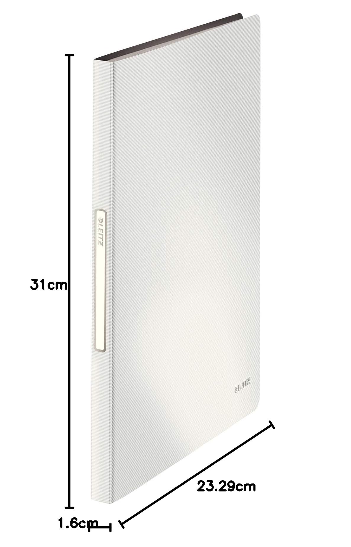 Leitz Solid Sichtbuch PP A4, 40 Hüllen, 10 Stück, Weiß, 45651001