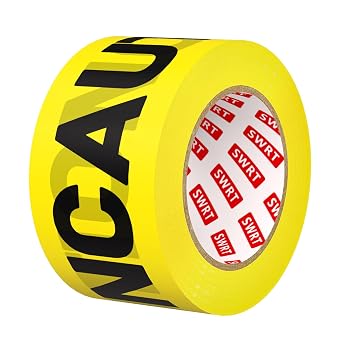 SWRT 1 Roll Premium Yellow Caution Tape, 3 Inch x 330FT Halloween Decor
