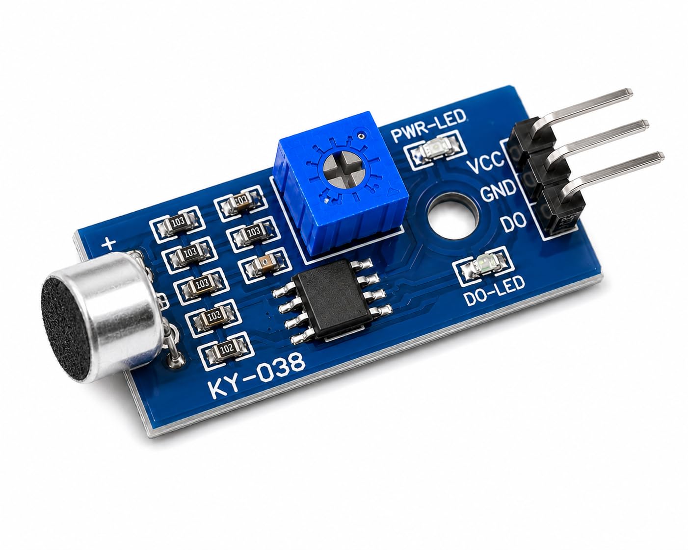 NE LAB Sound Sensor Module for Boards Compatible with Arduino | LM393 Sound Sensor | LM393 Sound Detection Module-image-18