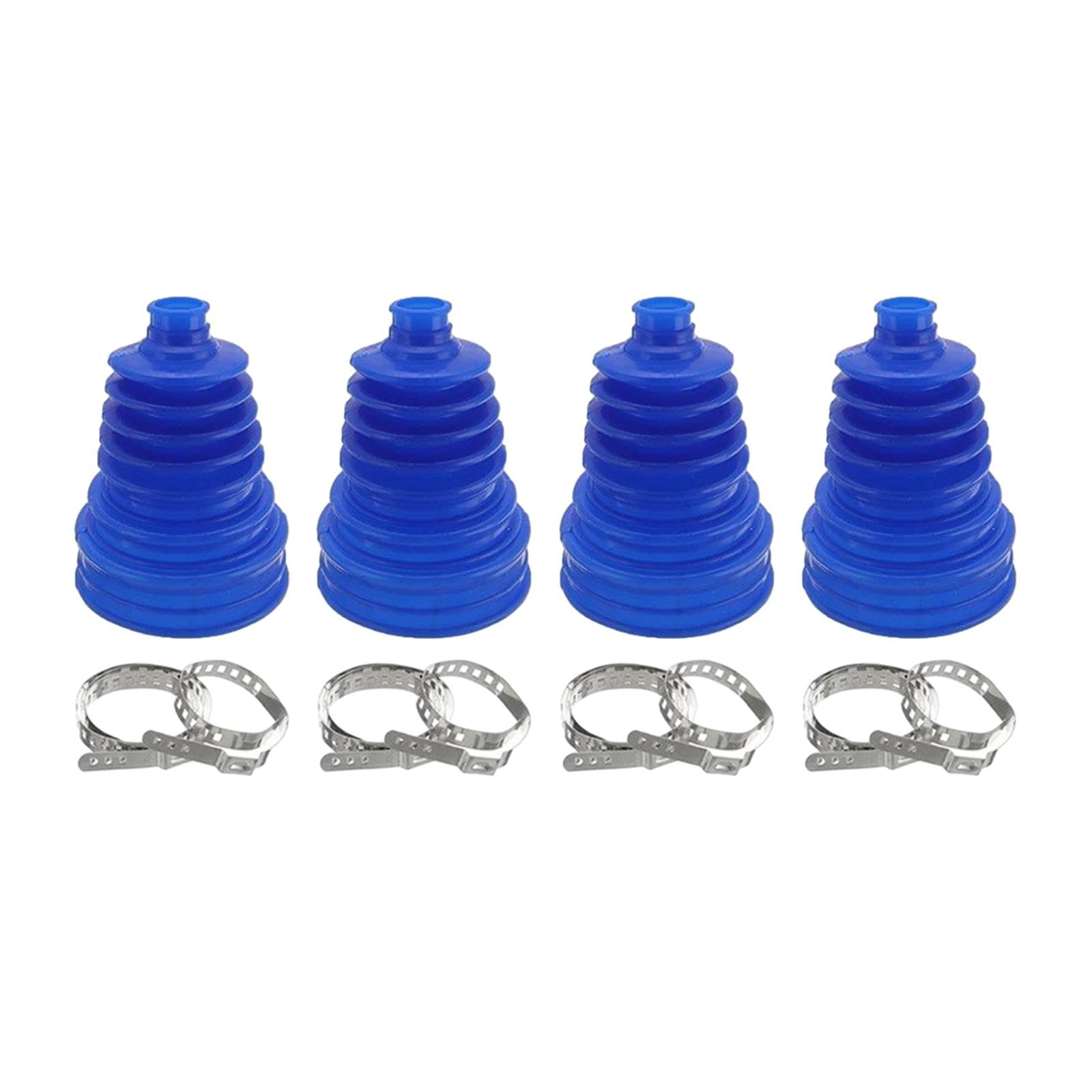 Kit giunti Semiasse Set di 4 giunti omocinetici per albero trasmissione con morsetti, accessori per auto facile installazione, parti ricambio universali Cuffia giunto omocinetico