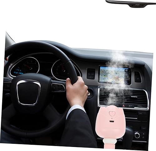 Miniatura 6 de Mini humidificador USB portátil para viajes, coche, oficina, humectador de aire silencioso, compacto y ligero, difusor de aire frío, carga USB para