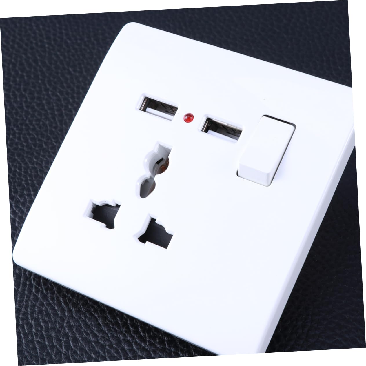 Hemobllo Chargeur 3 Pièces U : Prise Murale Universelle 2 a Double Usb 110 V 3 Broches pour Voyage
