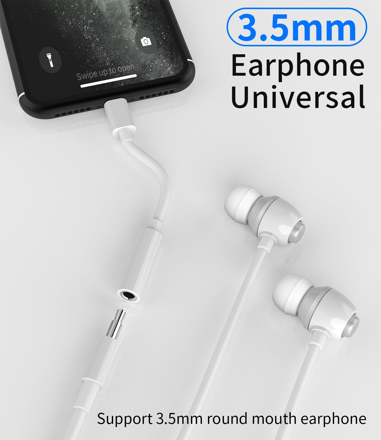 Adattatore Lightning a 3,5 mm per iPhone 14 13 Pro Max Jack Cuffie Audio Cavo Connettore Certificato per Apple MFI AUXiliare Splitter per iPad Cuffie Accessori