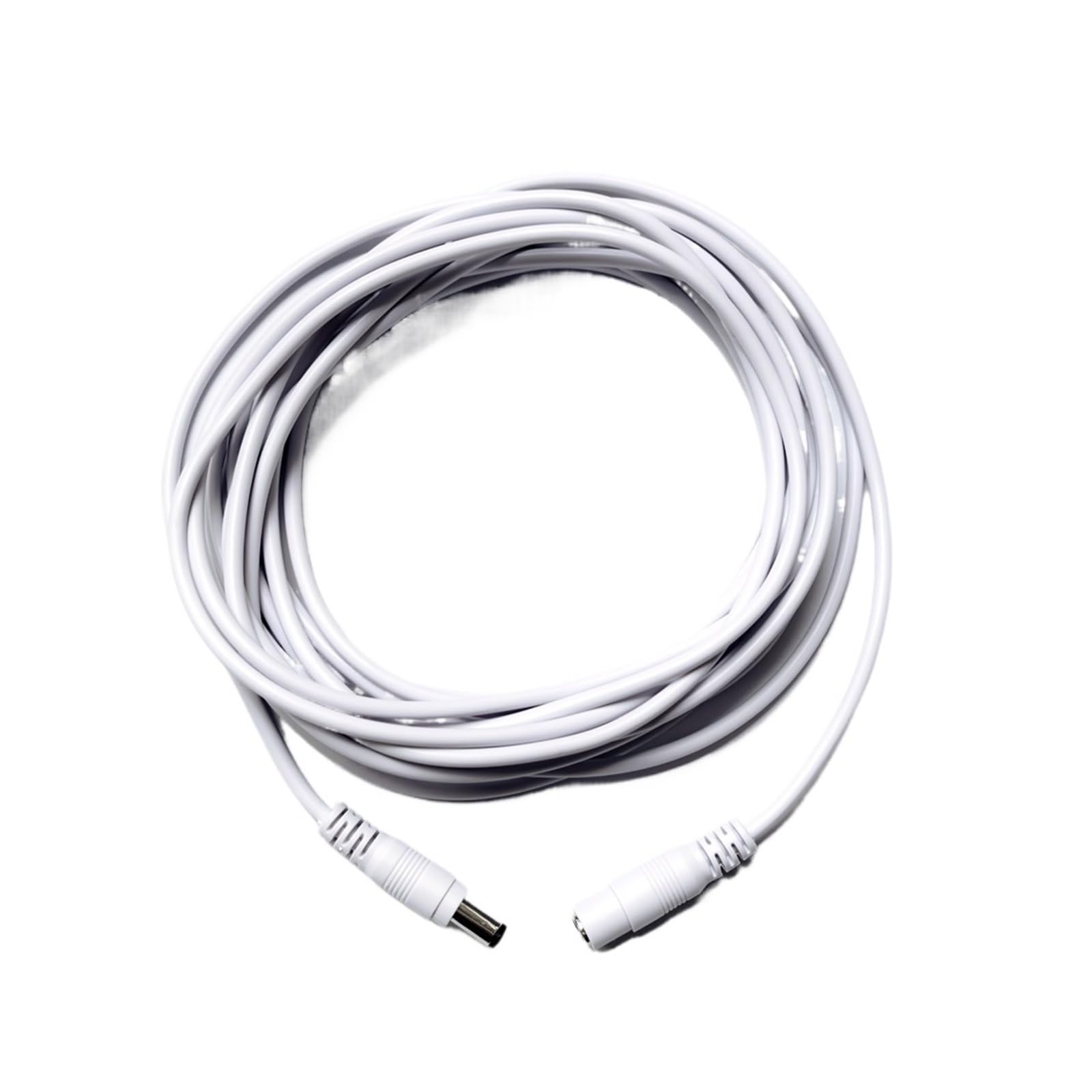 DC-Verlängerungskabel, 3 m, 5 m, 10 m, 20 m, 30 m, 5,5 x 2,1 mm, Buchse auf Stecker, for 12 V, 5 V, 24 V, Netzteilkabel, Heim-CCTV-Kamera, LED-Streifen(20 Meters)