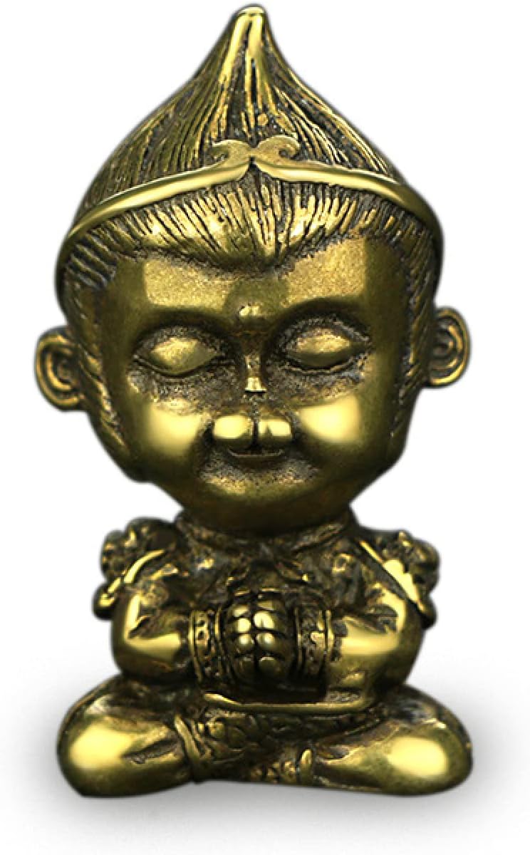 Pure Copper Qi Tian Da Sheng Tea Pet Tea Table Decoration Brass Crafts Monkey Sun Wukong Car Decoration