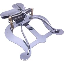 Trumpet Trombone Marching Lyre Clamp-On Holder Lyre Sheet Music Clip Stand Silver-Plated