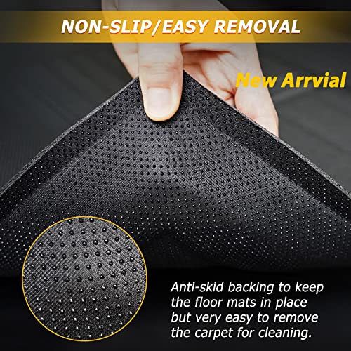 Carqiwireless Floor Mats All Weather For Tesla Model Y 2021 2022 2023 Accessories Car Trunk Mat Black #TOP6