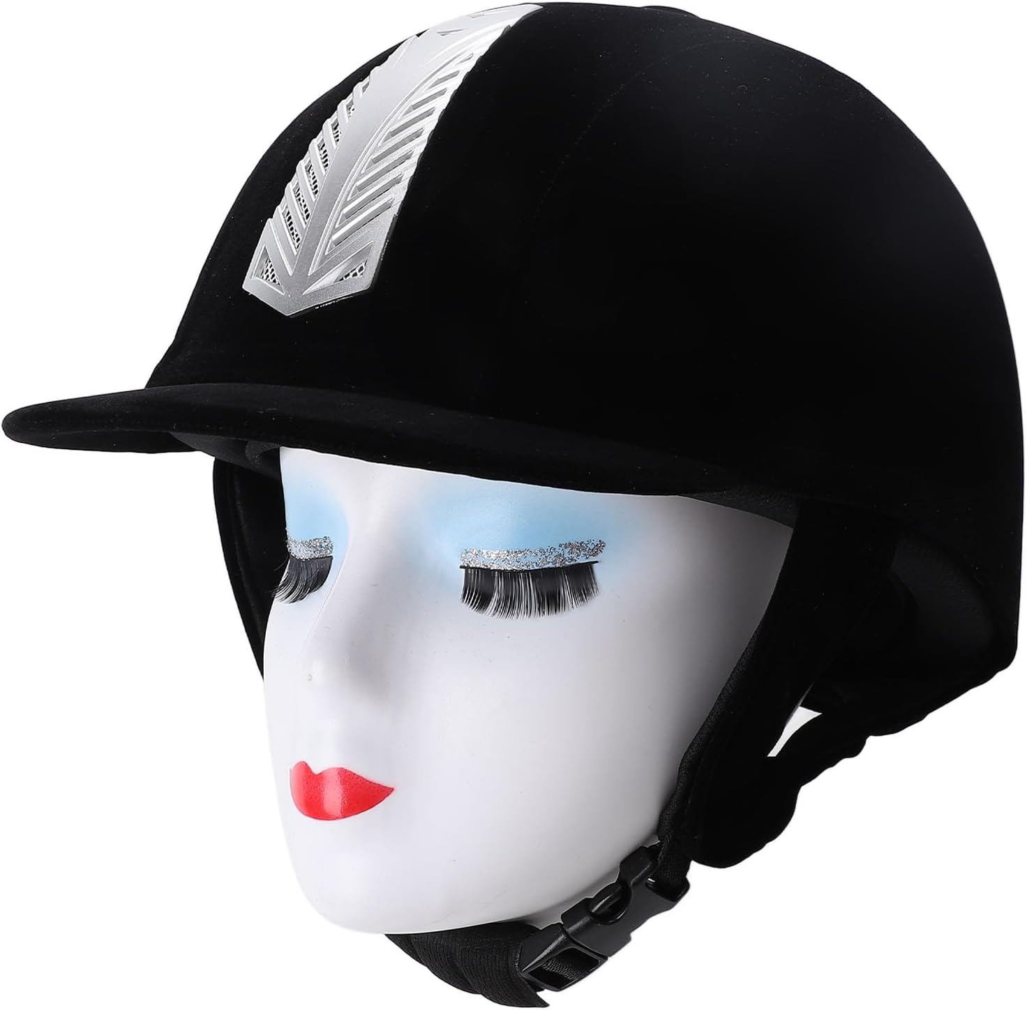 Luqeeg Horse Riding Helmet, Comfortable, Lightweight, Adjustable Equestrian Helmet for Men and Women, Breathable Horseback Riding Gear with Storage Bag, Safety Horseback Gear