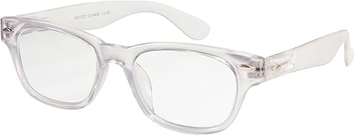 Miniatura 3 de Original I Need You Designer Gafas de lectura Woody CrystalClear Strength 15