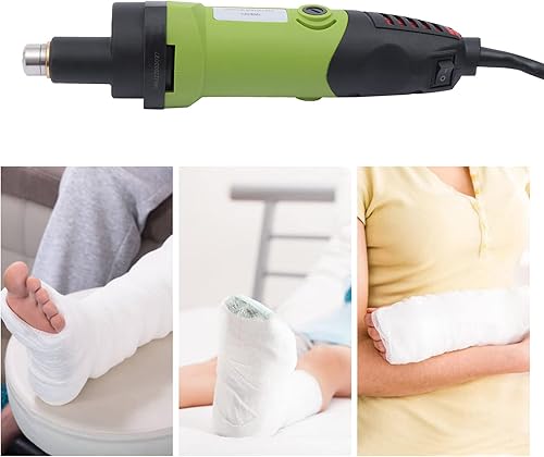 Miniatura 5 de Cortador de yeso eléctrico médico sierra, 110 V, 12500 rpmmin, sierra de yeso eléctrico médico con 3 sierras para clínica de hospital, verde