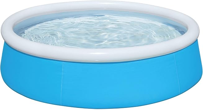 H2OGO! 5 x 15" Inflatable 126 Gallon My First Fast Set Kiddie Inflatable Ring Swimming Pool with 3 Ply DuraPlus Liner and Fill and Rise Technology