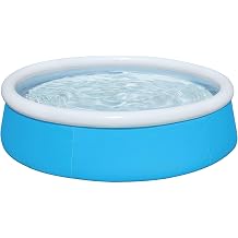 H2OGO! 5 x 15" Inflatable 126 Gallon My First Fast Set Kiddie Inflatable Ring Swimming Pool with 3 Ply DuraPlus Liner and Fill and Rise Technology