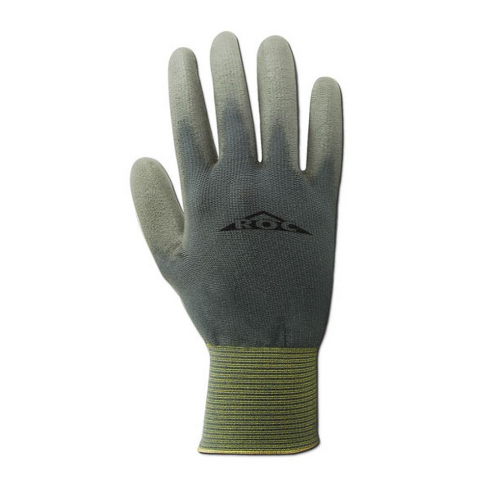 MAGID ROC Polyurethane Coated 15-Gauge Nylon Mechanic’s Gloves, 12 Pairs, GP150