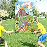 【Lavabile e riutilizzabile】 Il banner dei giochi di lancio è realizzato in tessuto di poliestere di alta qualità, che può supportare un uso prolungato. Dopo le feste, lava e piega gli striscioni per riporli e riutilizzarli facilmente.