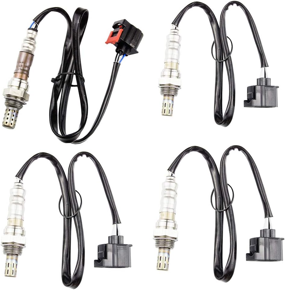 4PCS Oxygen O2 Sensor 1 & 2 for 2003 2004 Dodge Dakota 4.7L Upstream + Downstream