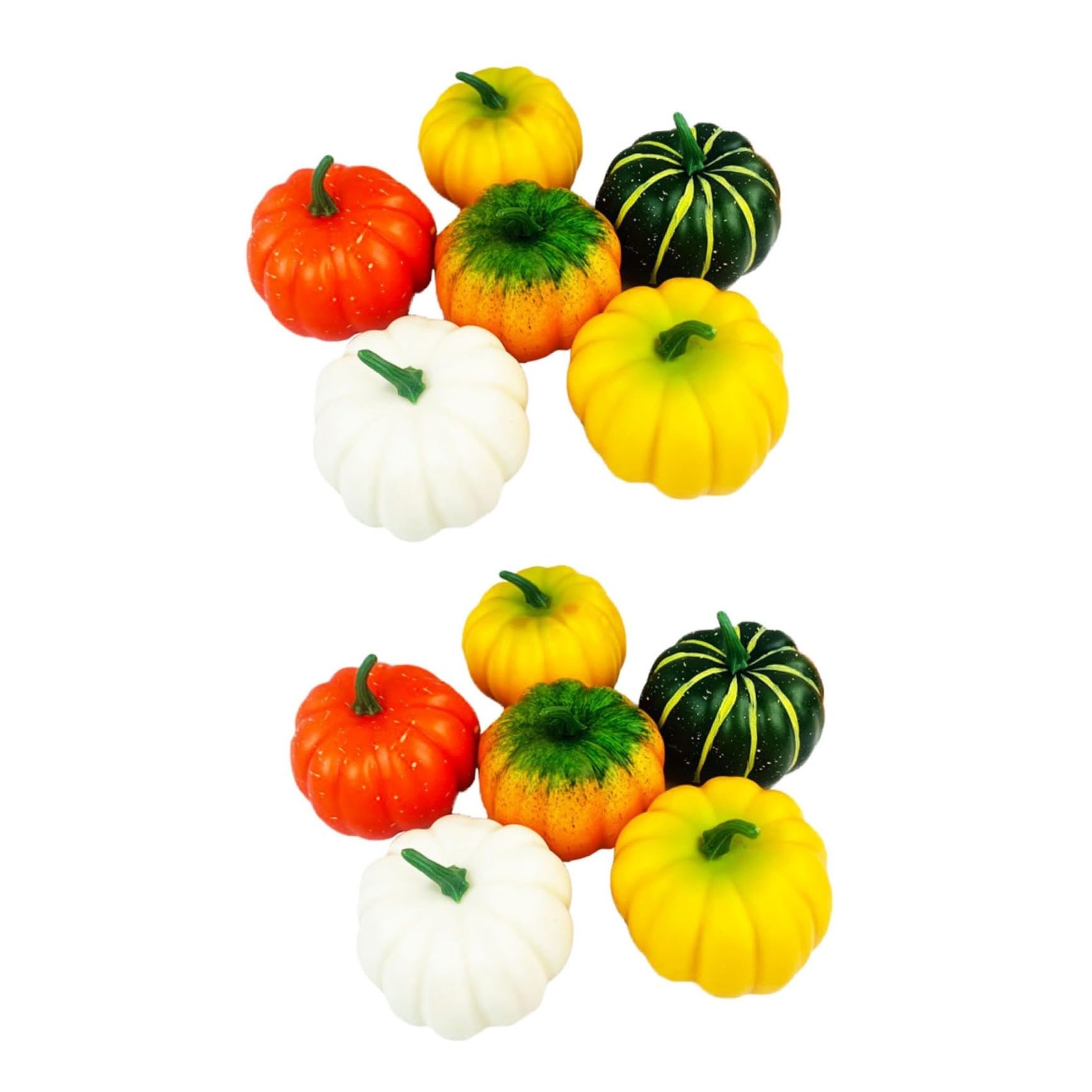 ABOOFAN 2sets Zucche Artificiale Per Decorazioni Ringraziamento Zucche Decorative Simulate Per Casuale