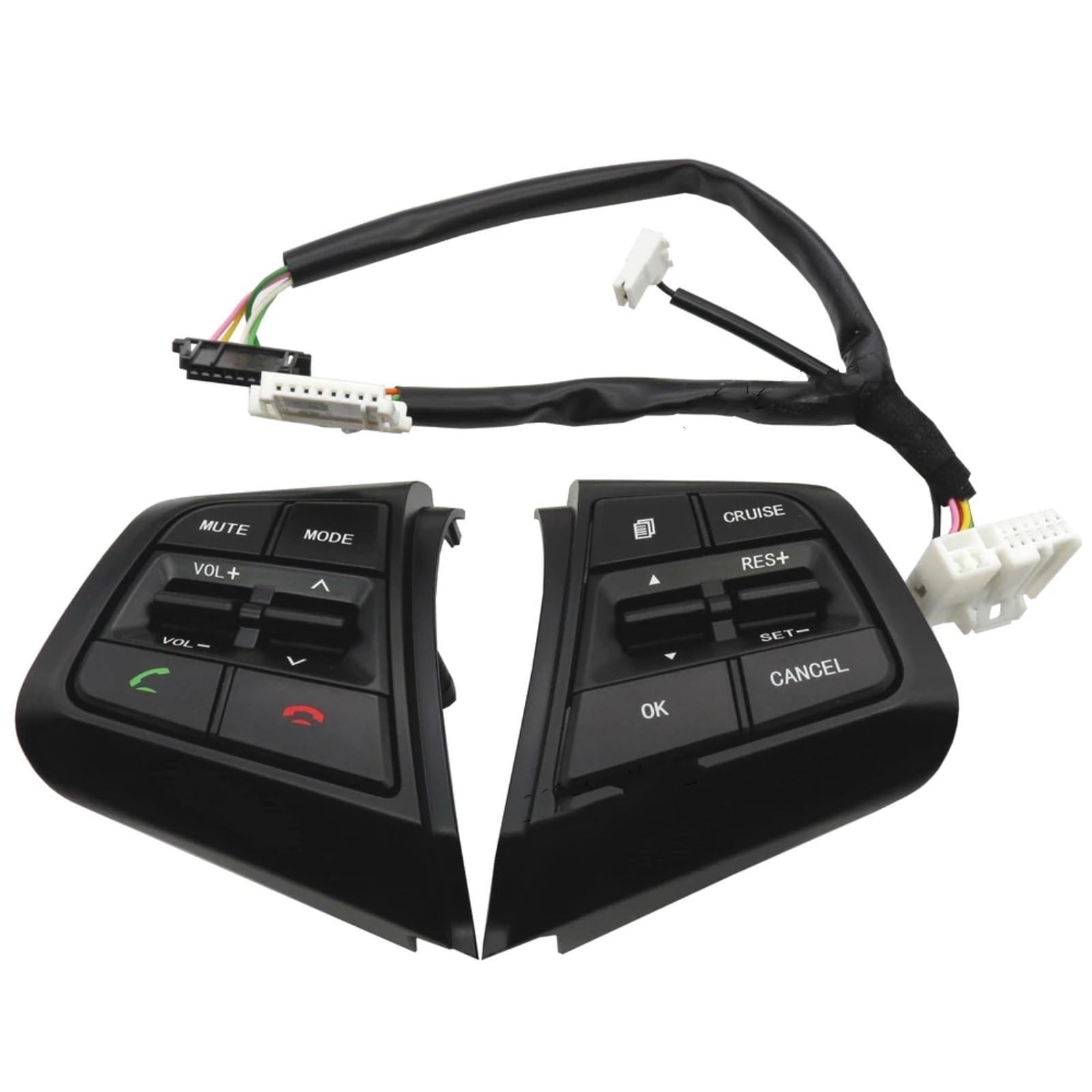 Compatibile con Hyundai per Creta per Ix25 2.0L 2015 2016 2017 2018 2019 Accessori per Auto 96710C90104X Pulsante Interruttore di Controllo del Volante Multifunzione Pulsante Auto Volante