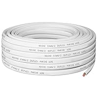 Vista 4 de Cable marino calibre 8, alambre 8 AWG 20 pies dúplex de grado marino, alambre de cobre estañado, cable blindado de servicio pesado