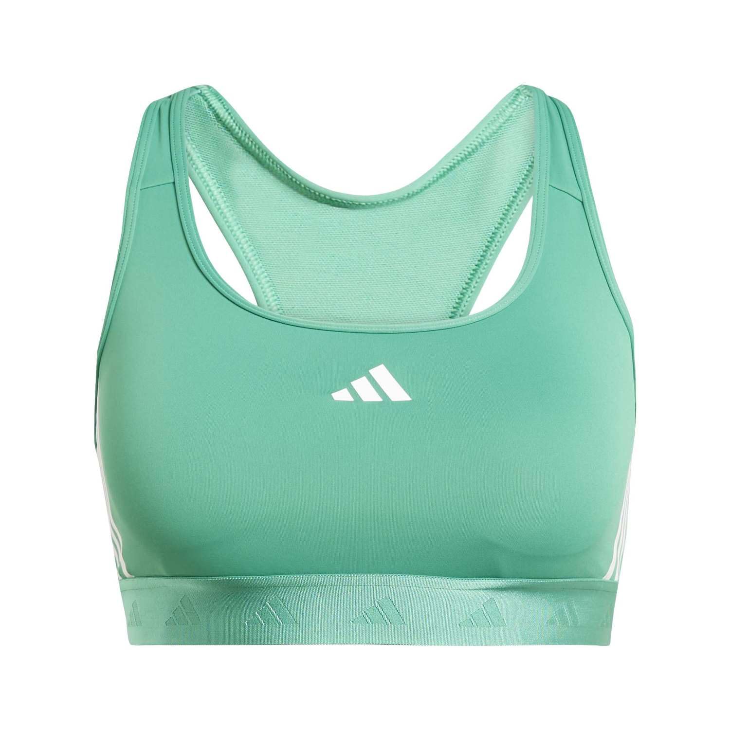 adidas Womens Sport Bra | Pwr Ms Hyglm | Green | Size-L |-picture-42