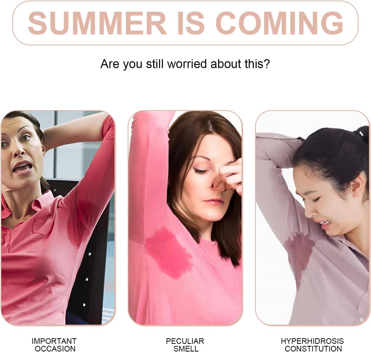 EXCEART Breathable Sweat Guard Underwear Vest - Absorbing Underarm Sweat Vest - Washable and Reusable for Women and Ladies - Image 6