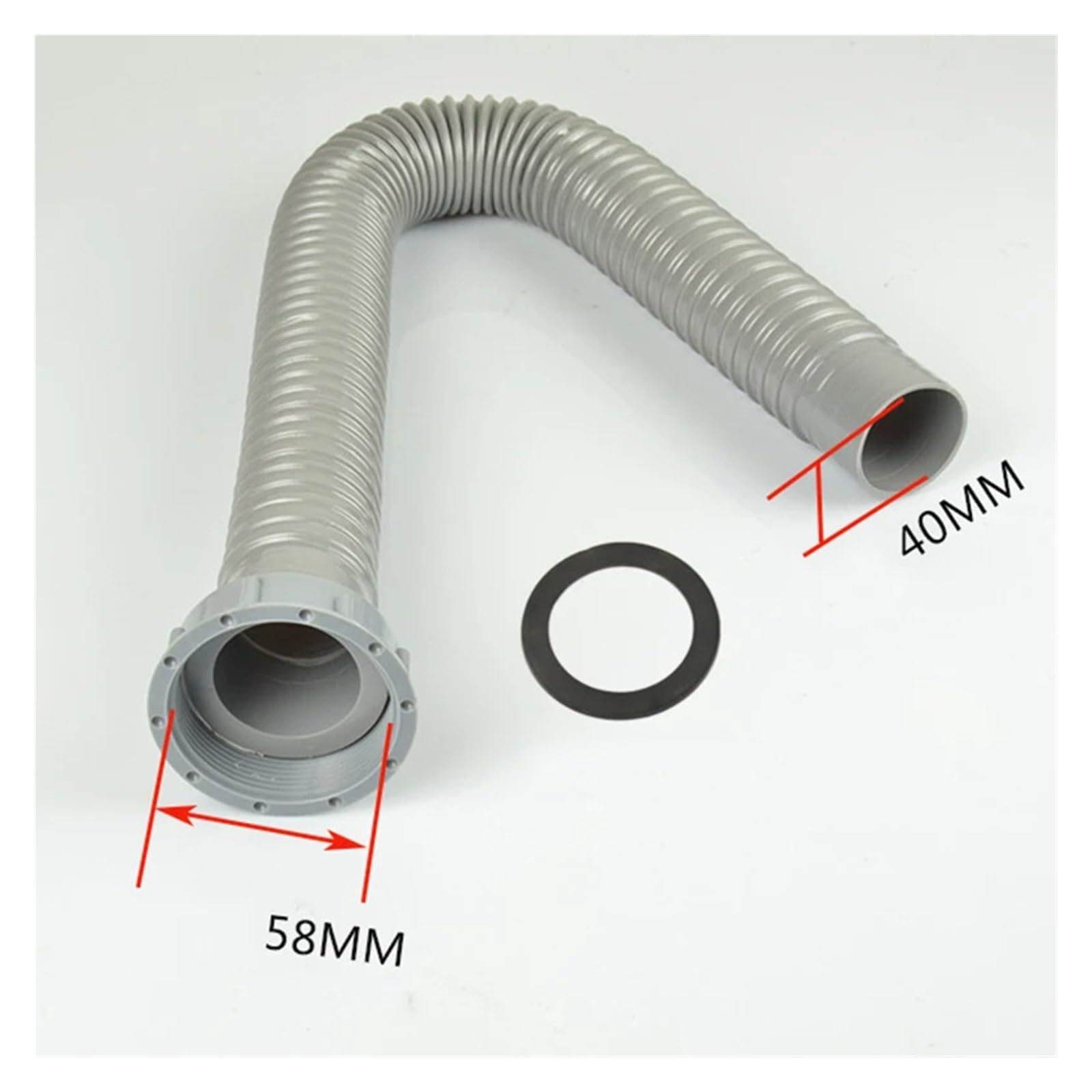 Tubo Di Scarico For Lavatrice, Scarico Spesso, Materiali In PP E PVC, Uso Diretto O Estensione(120cm)