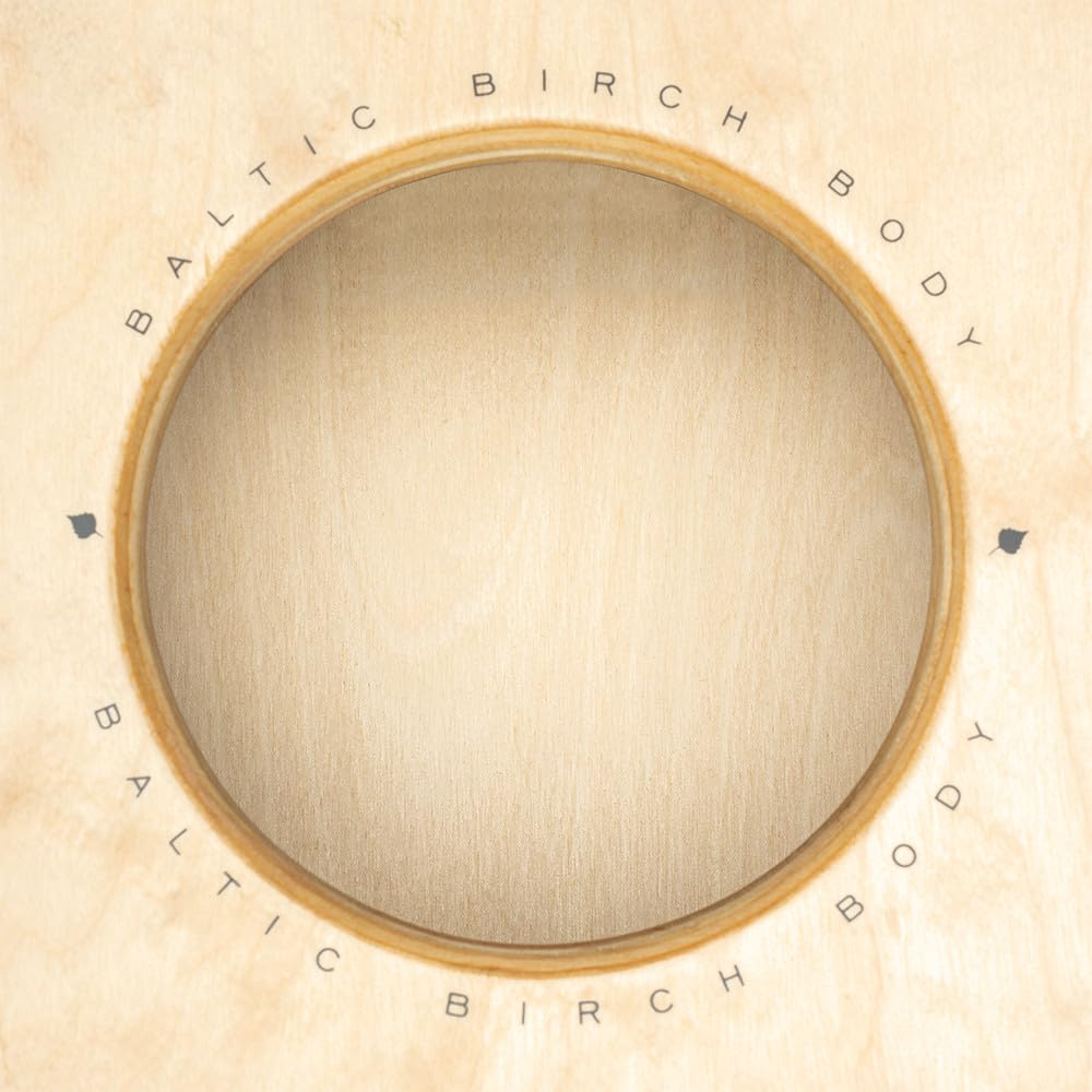 Meinl Percussion Pickup Woodcraft Cajon - Grande Drum Box con Pickup, Rullante e Basso - Superficie di Suono in Betulla del Baltico (PWC100B)